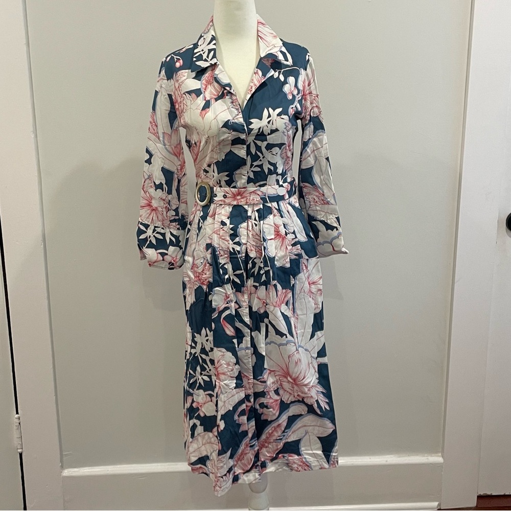 Pedro del Hierro Long Floral Dress